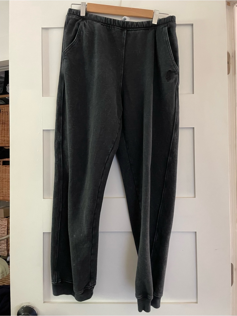 Free People For the Win Joggers Size M Black